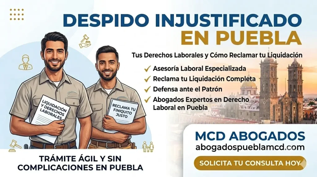 Despido Injustificado en Puebla