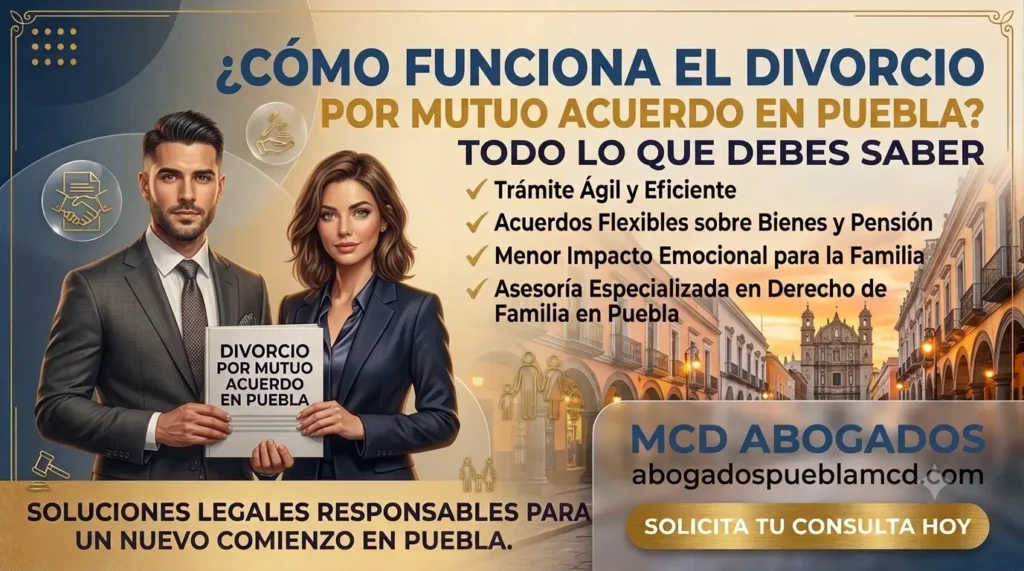 Divorcio por Mutuo Acuerdo en Puebla